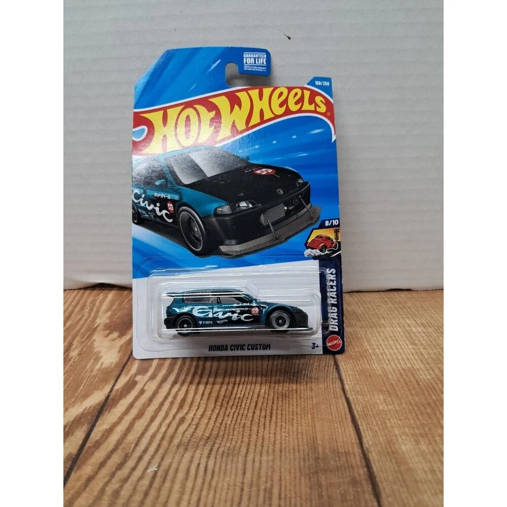 Hot Wheels Honda Civic Custom Green #159 Mainline 2026 Case F